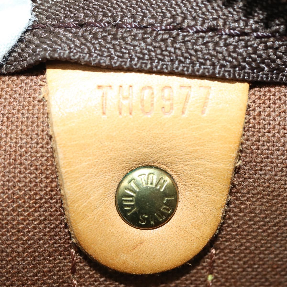 LOUIS VUITTON Monogram Keepall Bandouliere 50 Boston Bag M41416 LV Auth ka428