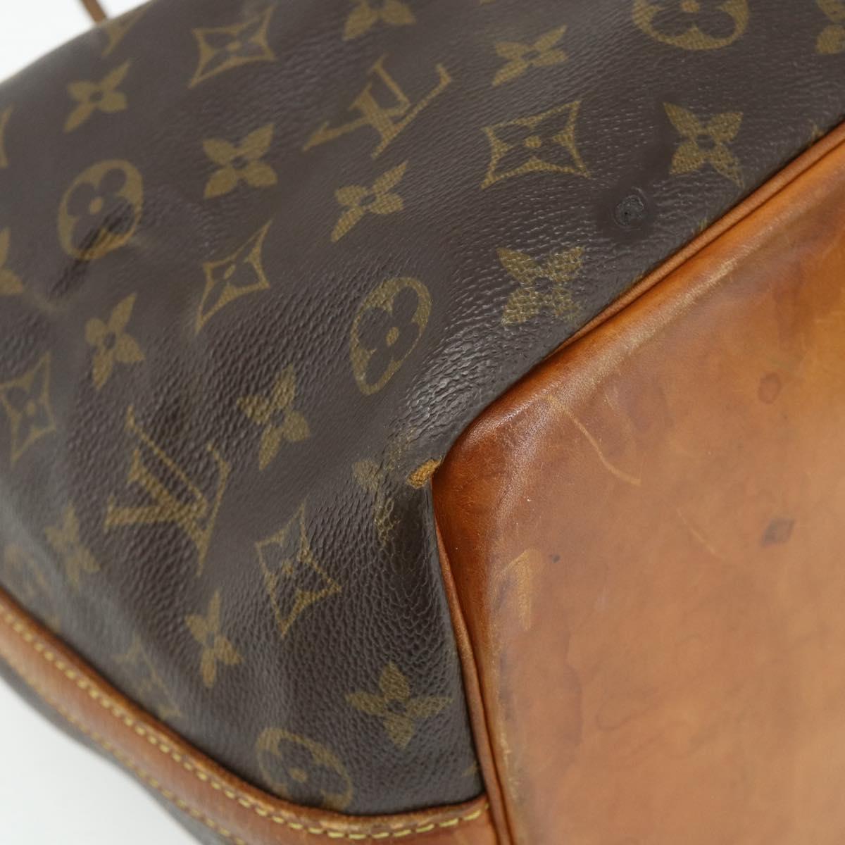 LOUIS VUITTON Monogram Petit Noe Shoulder Bag M42226 LV Auth ka4283