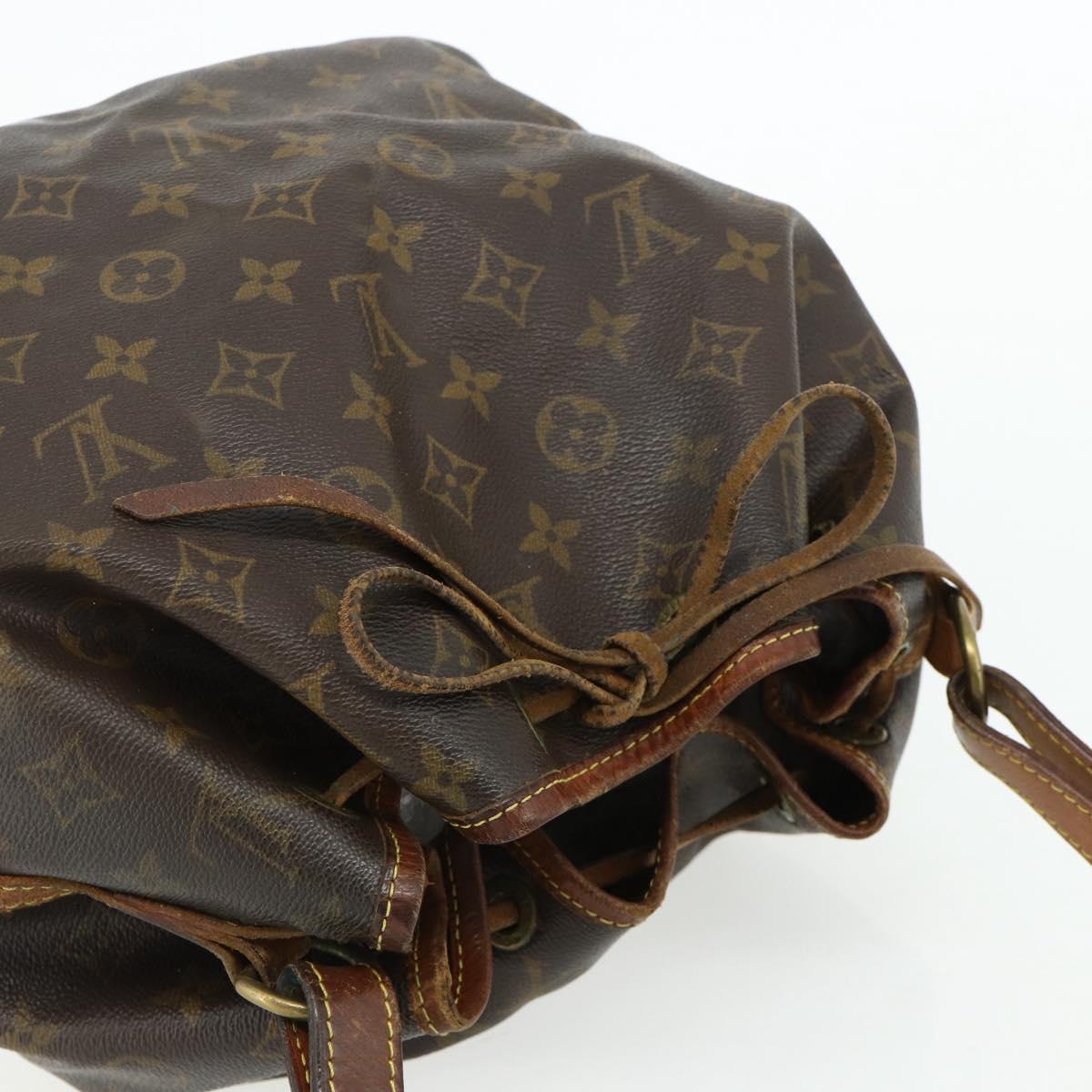 LOUIS VUITTON Monogram Petit Noe Shoulder Bag M42226 LV Auth ka4283