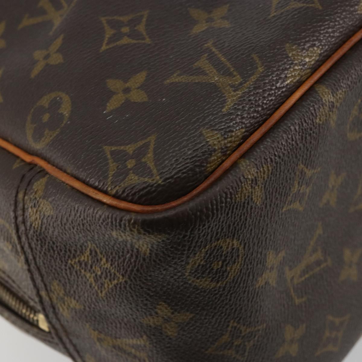 LOUIS VUITTON Monogram Deauville Hand Bag M47270 LV Auth ka4284