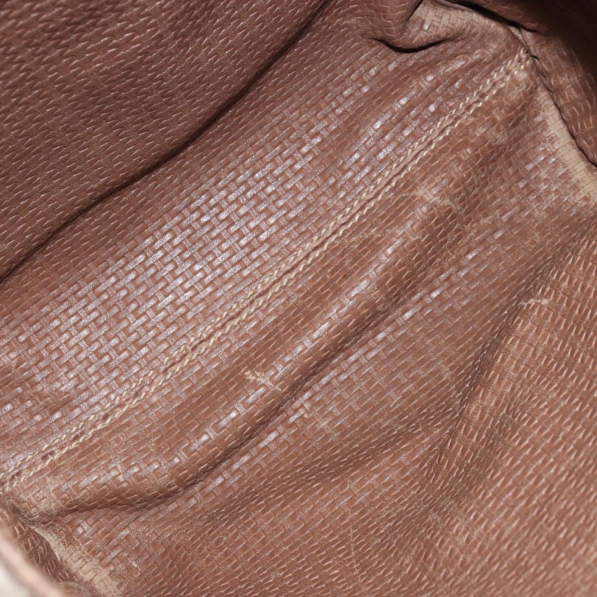 Salvatore Ferragamo Gancini Reversible Tote Bag Leather Brown Gold Auth ka4287A