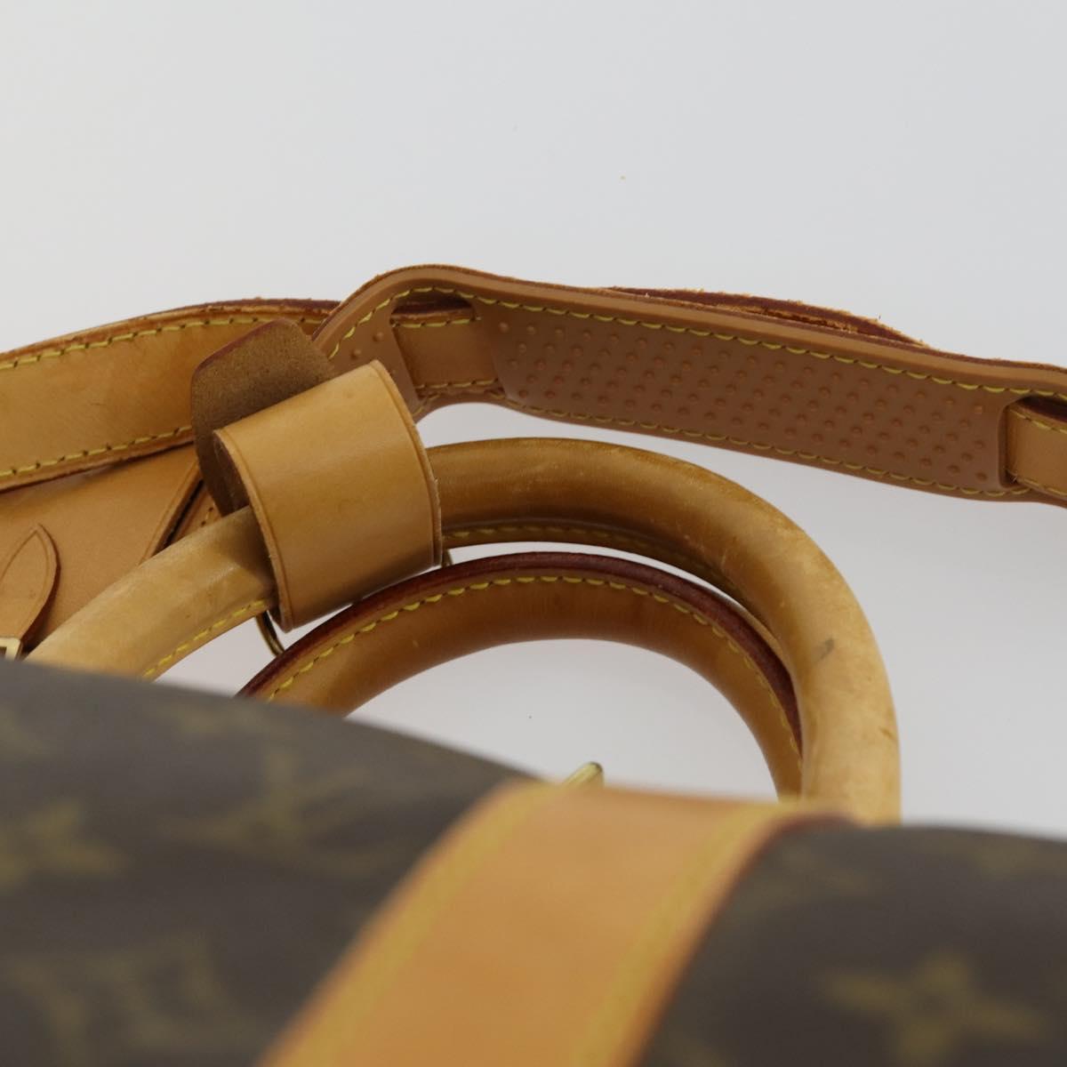 LOUIS VUITTON Monogram Keepall Bandouliere 50 Boston Bag M41416 LV Auth ka429