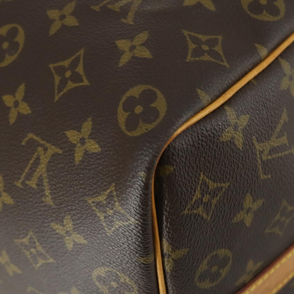 LOUIS VUITTON Monogram Keepall Bandouliere 50 Boston Bag M41416 LV Auth ka429