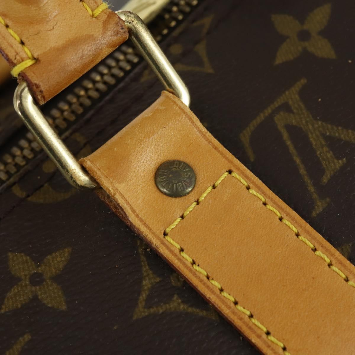 LOUIS VUITTON Monogram Keepall Bandouliere 50 Boston Bag M41416 LV Auth ka429