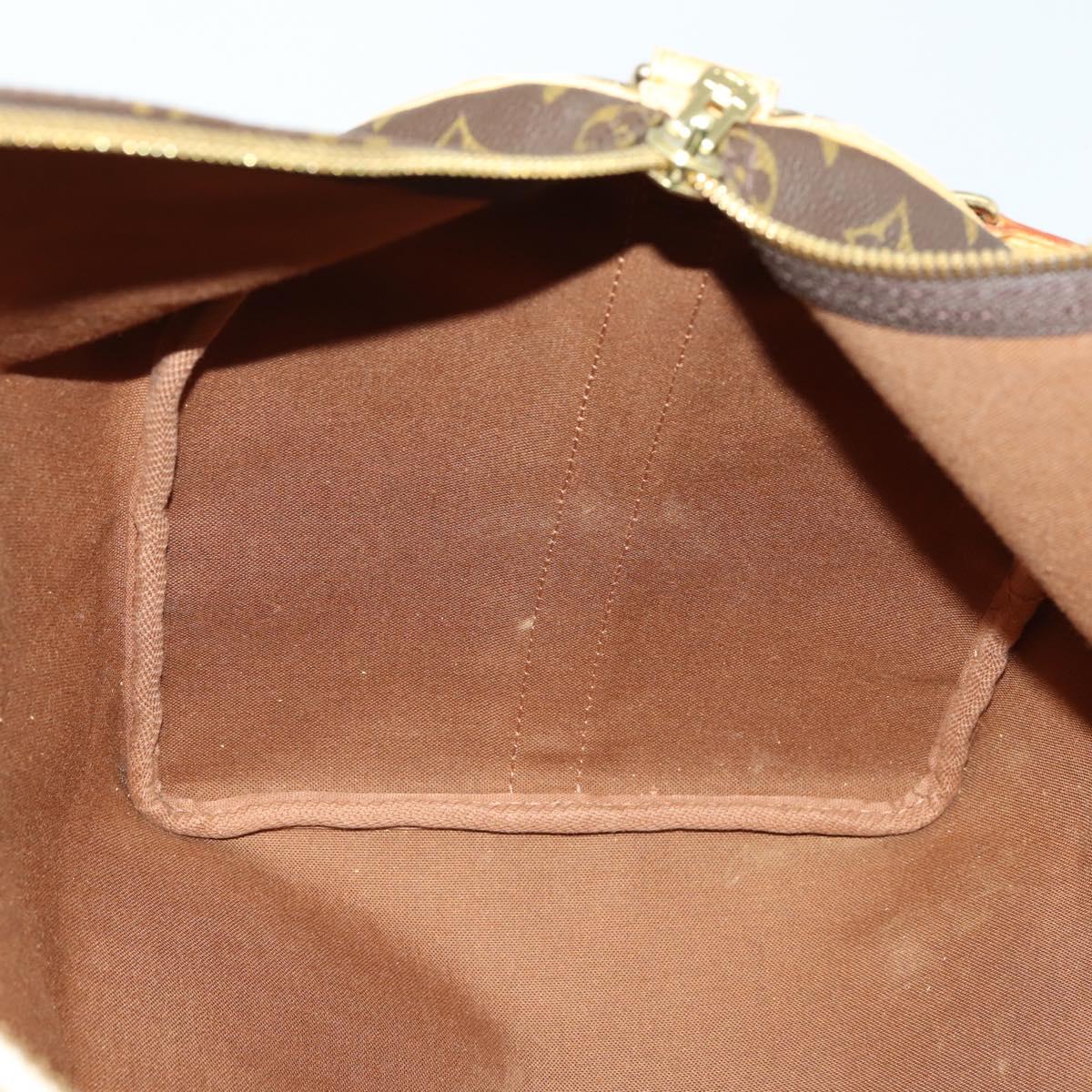 LOUIS VUITTON Monogram Keepall Bandouliere 50 Boston Bag M41416 LV Auth ka429