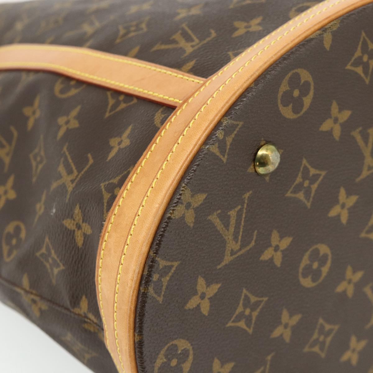 LOUIS VUITTON Monogram Bucket GM Shoulder Bag M42236 LV Auth ka4290