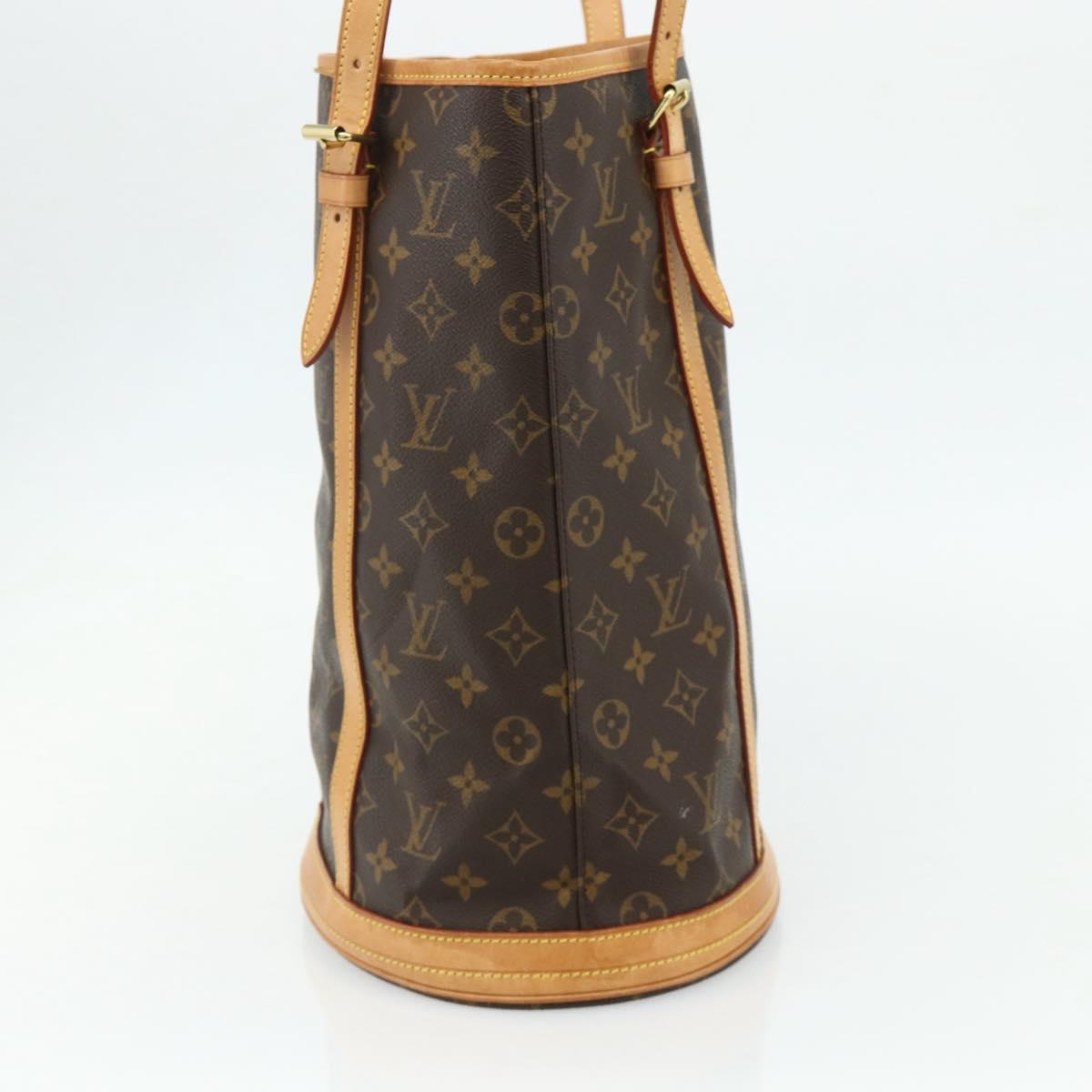 LOUIS VUITTON Monogram Bucket GM Shoulder Bag M42236 LV Auth ka4290