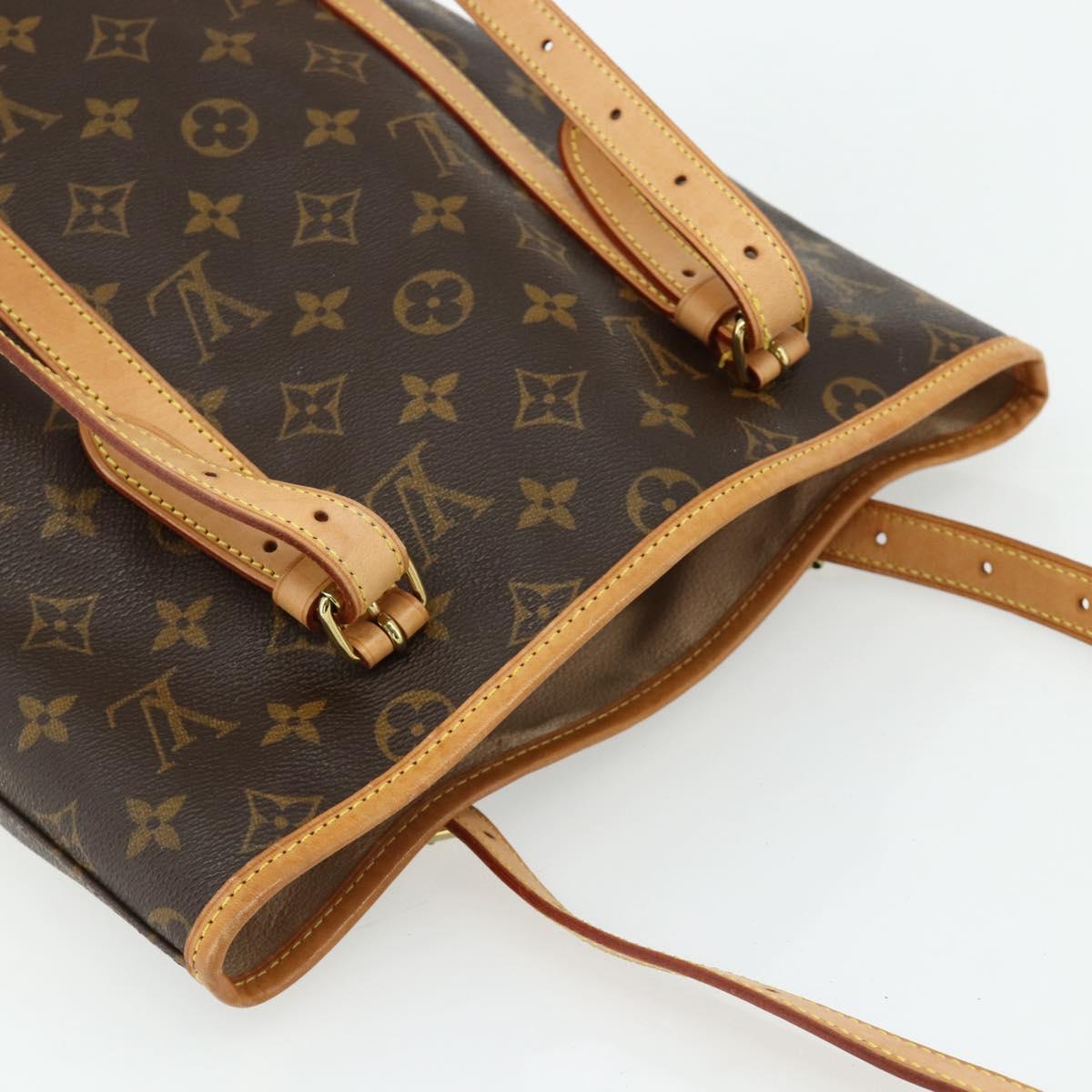 LOUIS VUITTON Monogram Bucket GM Shoulder Bag M42236 LV Auth ka4290