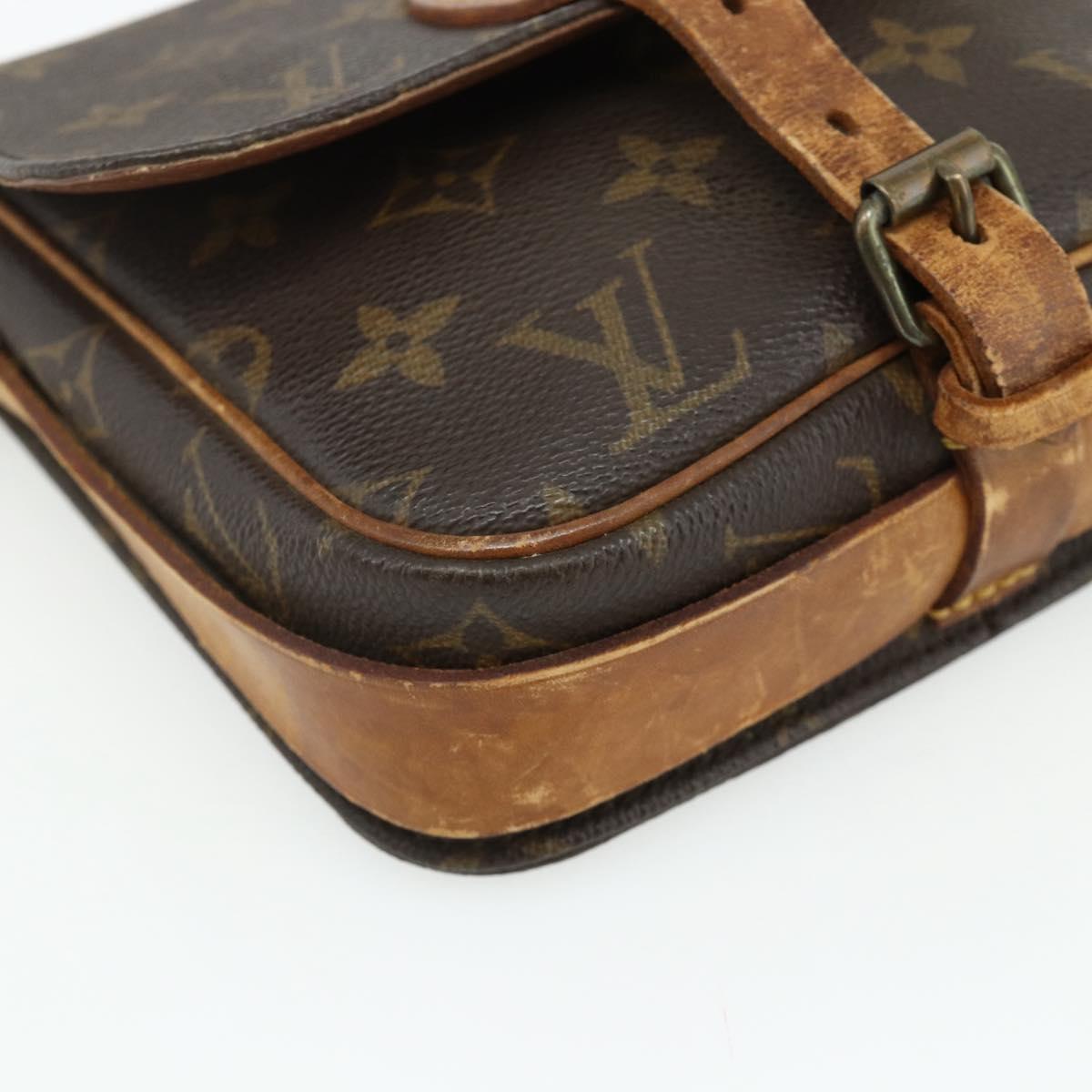LOUIS VUITTON Monogram Cartouchiere PM Shoulder Bag M51254 LV Auth ka4293
