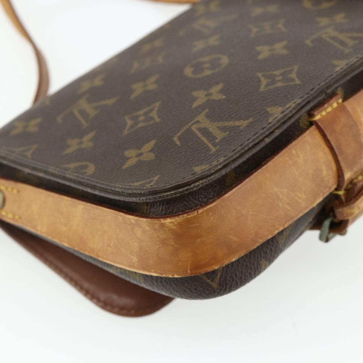LOUIS VUITTON Monogram Cartouchiere PM Shoulder Bag M51254 LV Auth ka4293