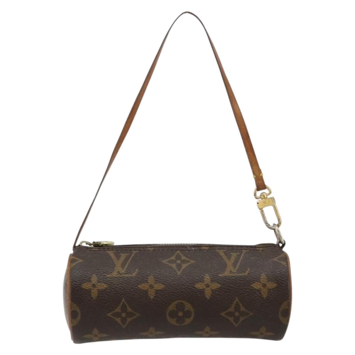 LOUIS VUITTON Monogram Papillon Pouch LV Auth ka4298