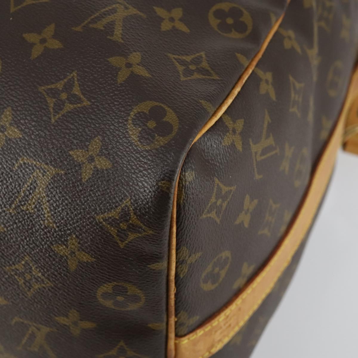 LOUIS VUITTON Monogram Keepall Bandouliere 50 Boston Bag M41416 LV Auth ka430