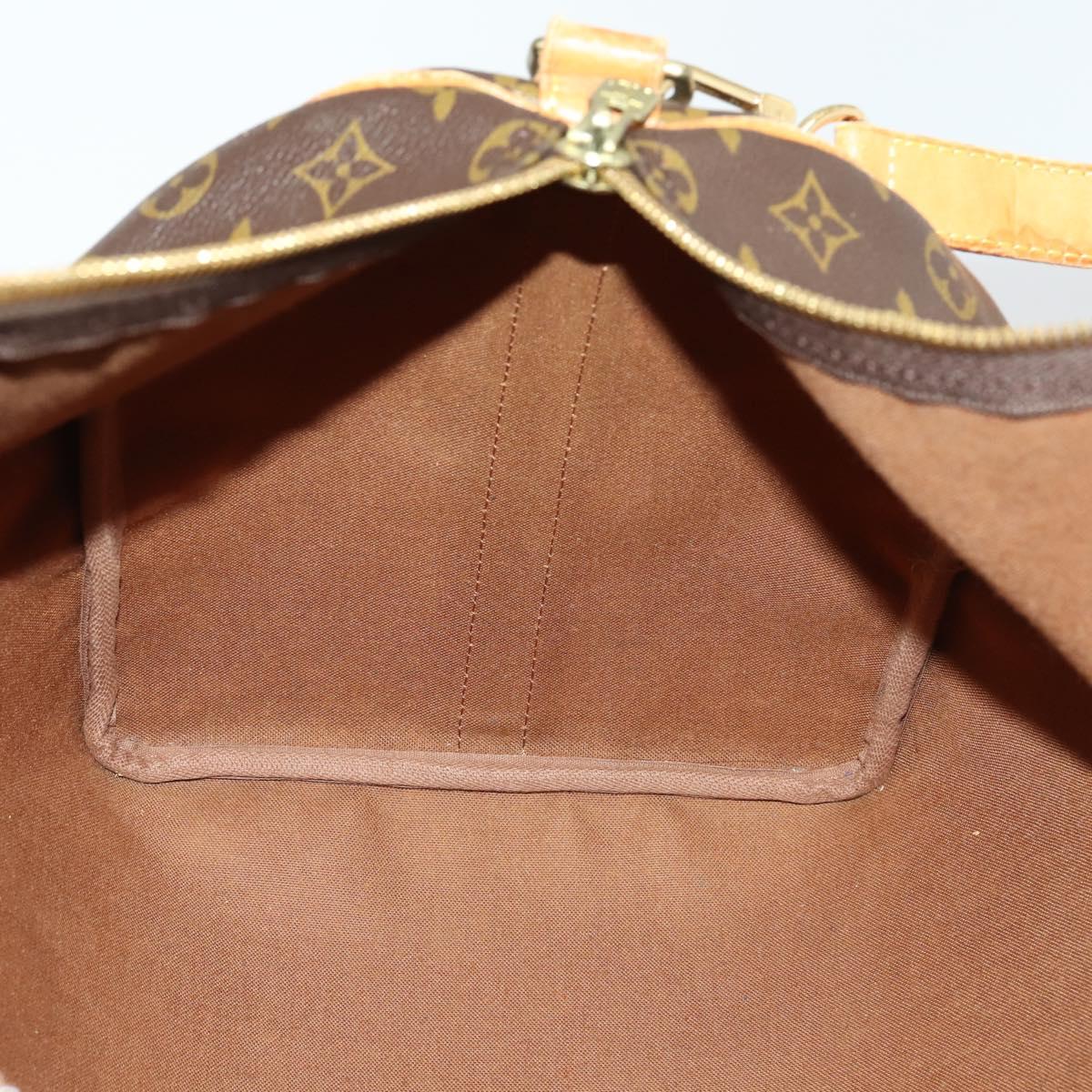 LOUIS VUITTON Monogram Keepall Bandouliere 50 Boston Bag M41416 LV Auth ka430