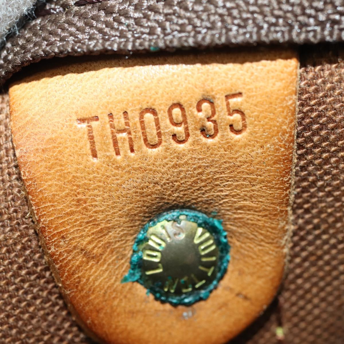 LOUIS VUITTON Monogram Keepall Bandouliere 50 Boston Bag M41416 LV Auth ka430