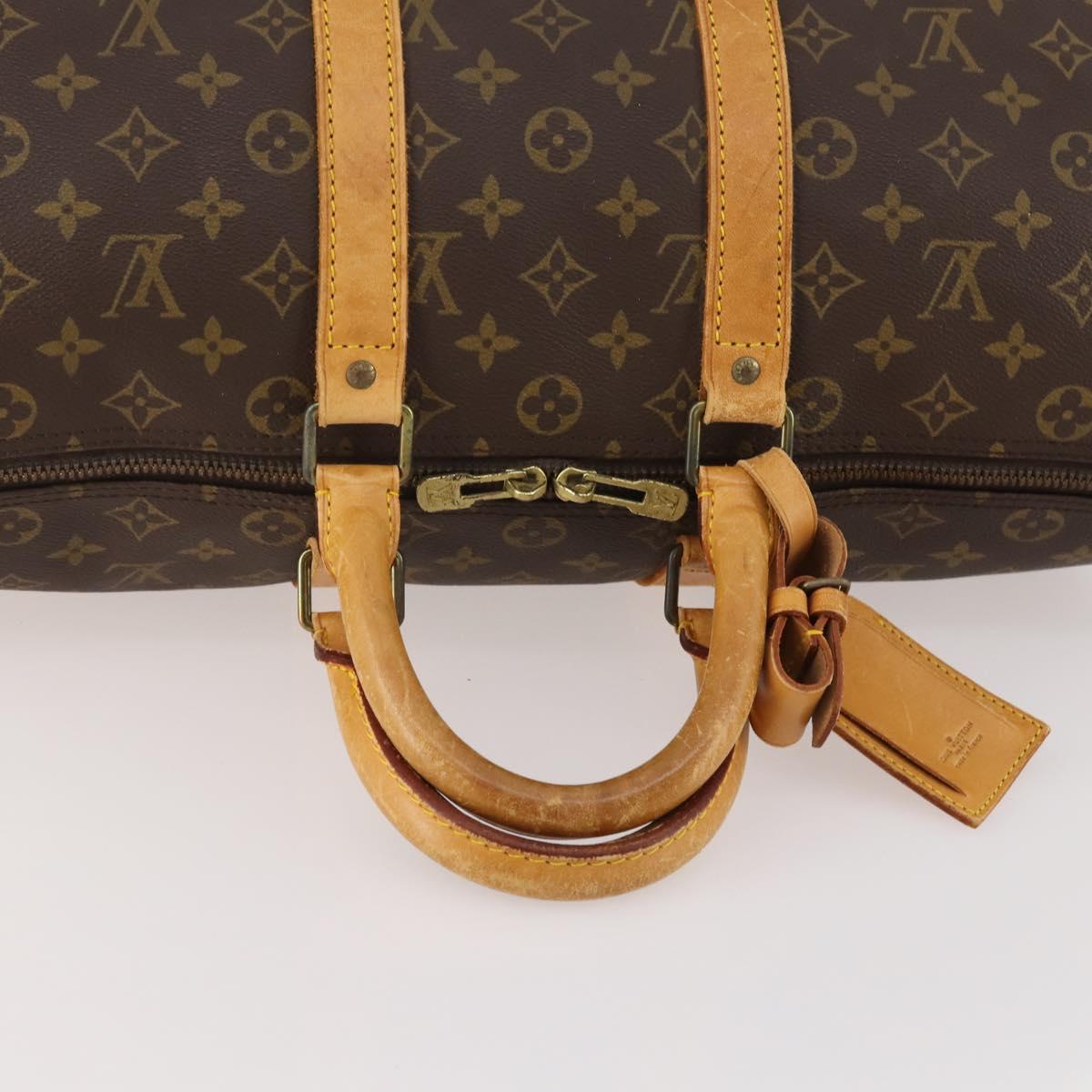 LOUIS VUITTON Monogram Keepall 45 Boston Bag M41428 LV Auth ka4305