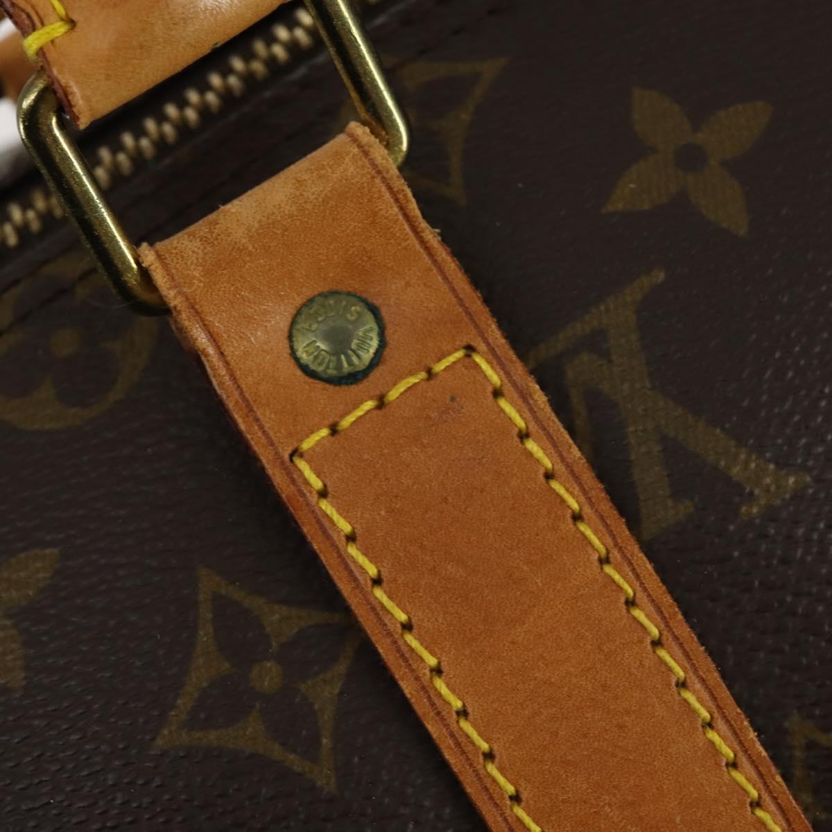 LOUIS VUITTON Monogram Keepall Bandouliere 45 Boston Bag M41418 LV Auth ka431