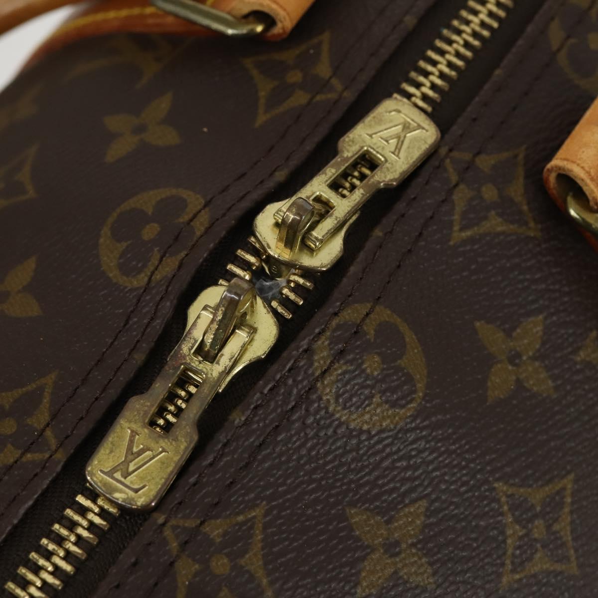 LOUIS VUITTON Monogram Keepall Bandouliere 45 Boston Bag M41418 LV Auth ka431