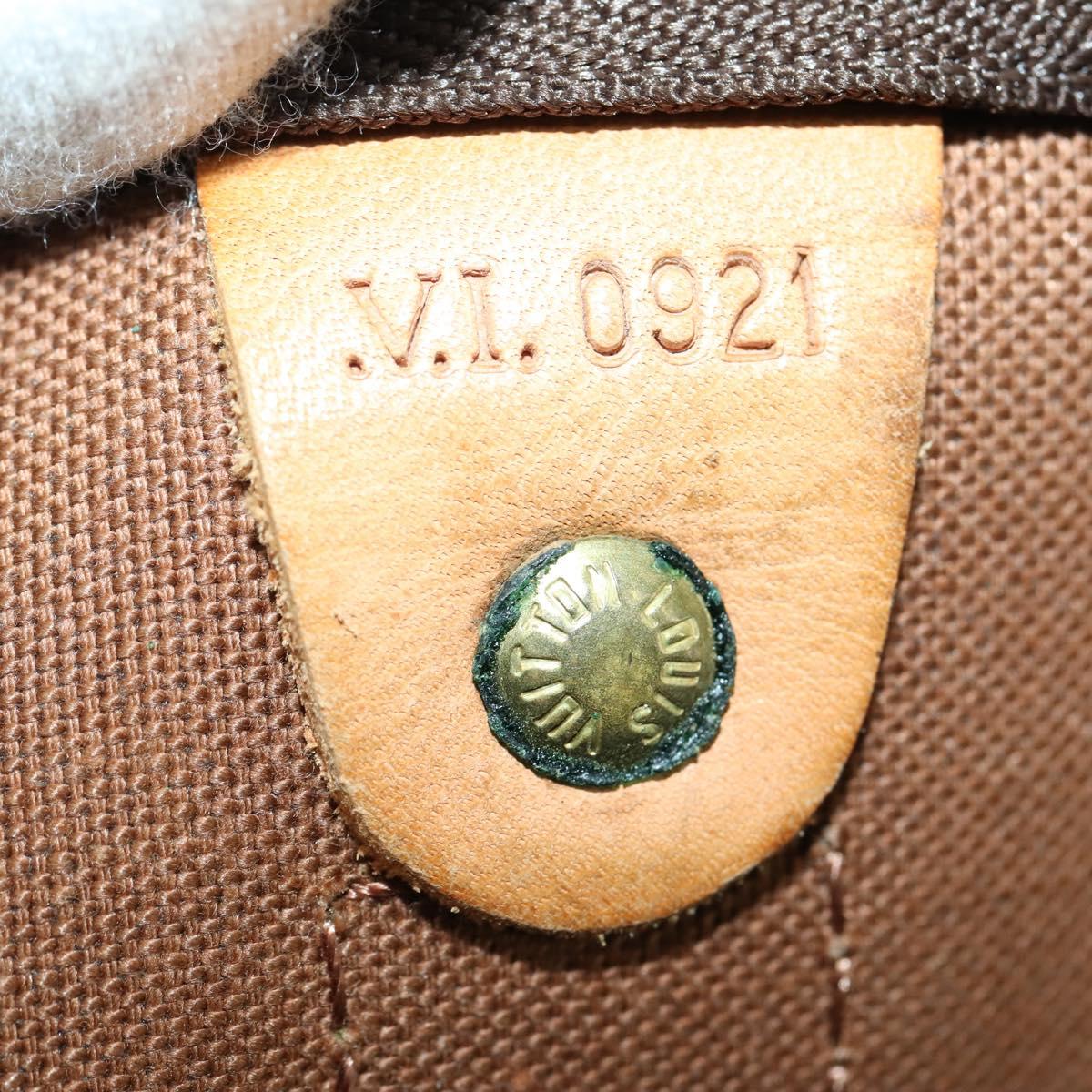 LOUIS VUITTON Monogram Keepall Bandouliere 45 Boston Bag M41418 LV Auth ka431