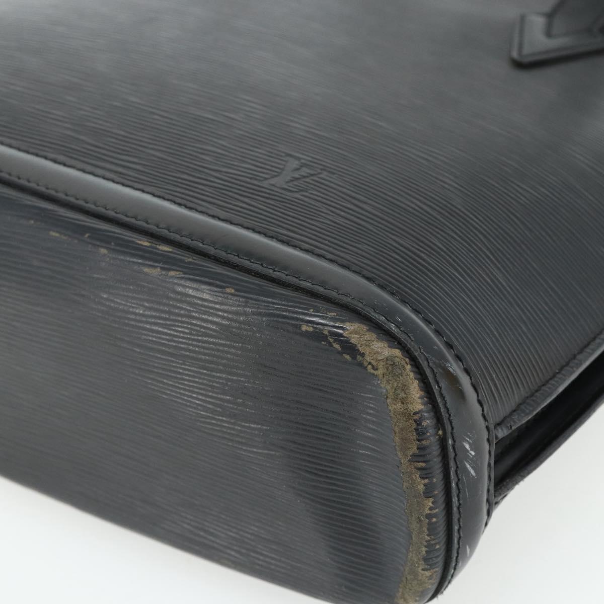 LOUIS VUITTON Epi Lussac Shoulder Bag Black M52282 LV Auth ka4310