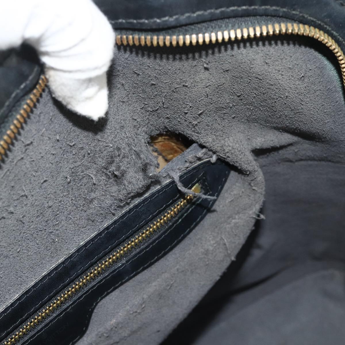 LOUIS VUITTON Epi Lussac Shoulder Bag Black M52282 LV Auth ka4310
