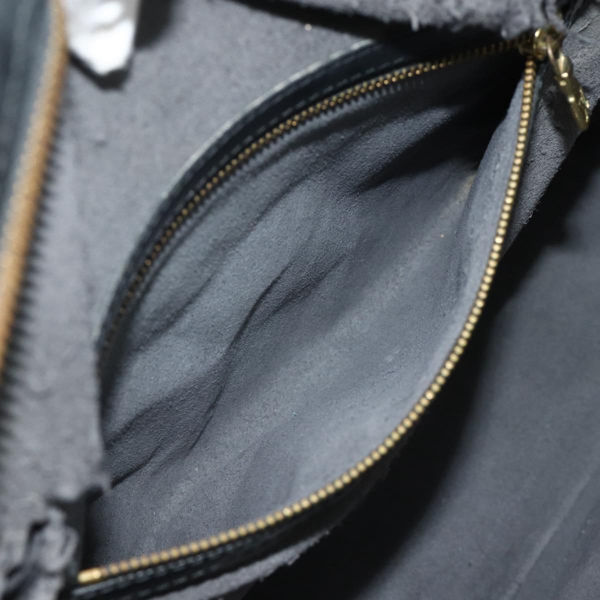 LOUIS VUITTON Epi Lussac Shoulder Bag Black M52282 LV Auth ka4310