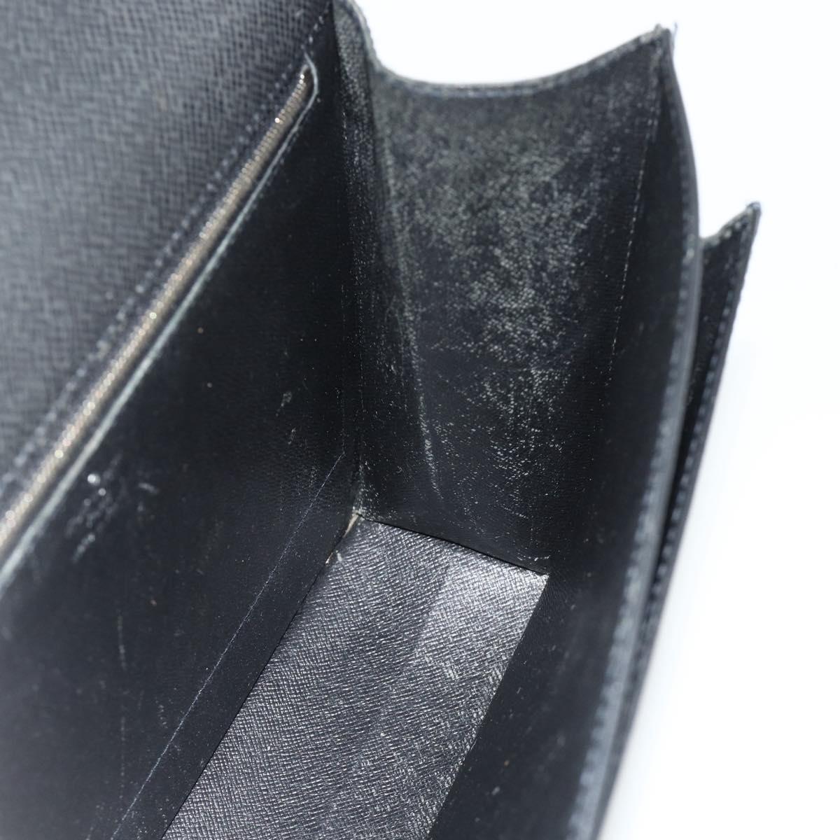 LOUIS VUITTON Taiga Monceau 28 Hand Bag SPO 2way Ardoise M32002 LV Auth ka4313