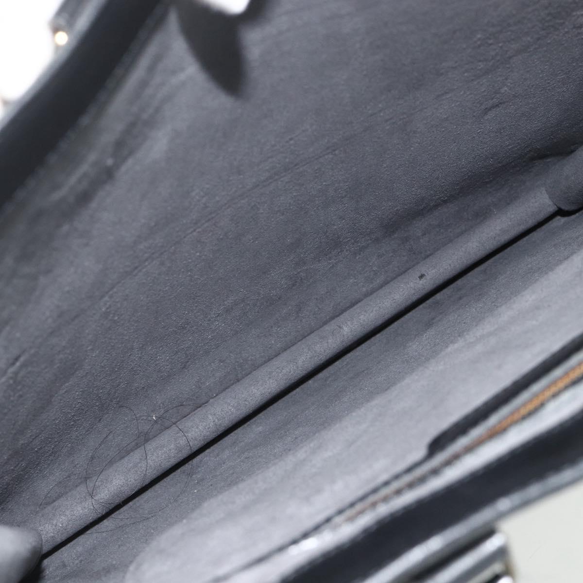 LOUIS VUITTON Epi Sac Plat Hand Bag Black M59082 LV Auth ka4319