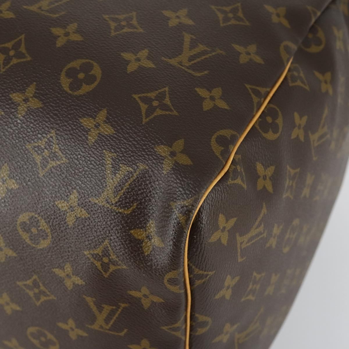 LOUIS VUITTON Monogram Keepall 55 Boston Bag M41424 LV Auth ka432