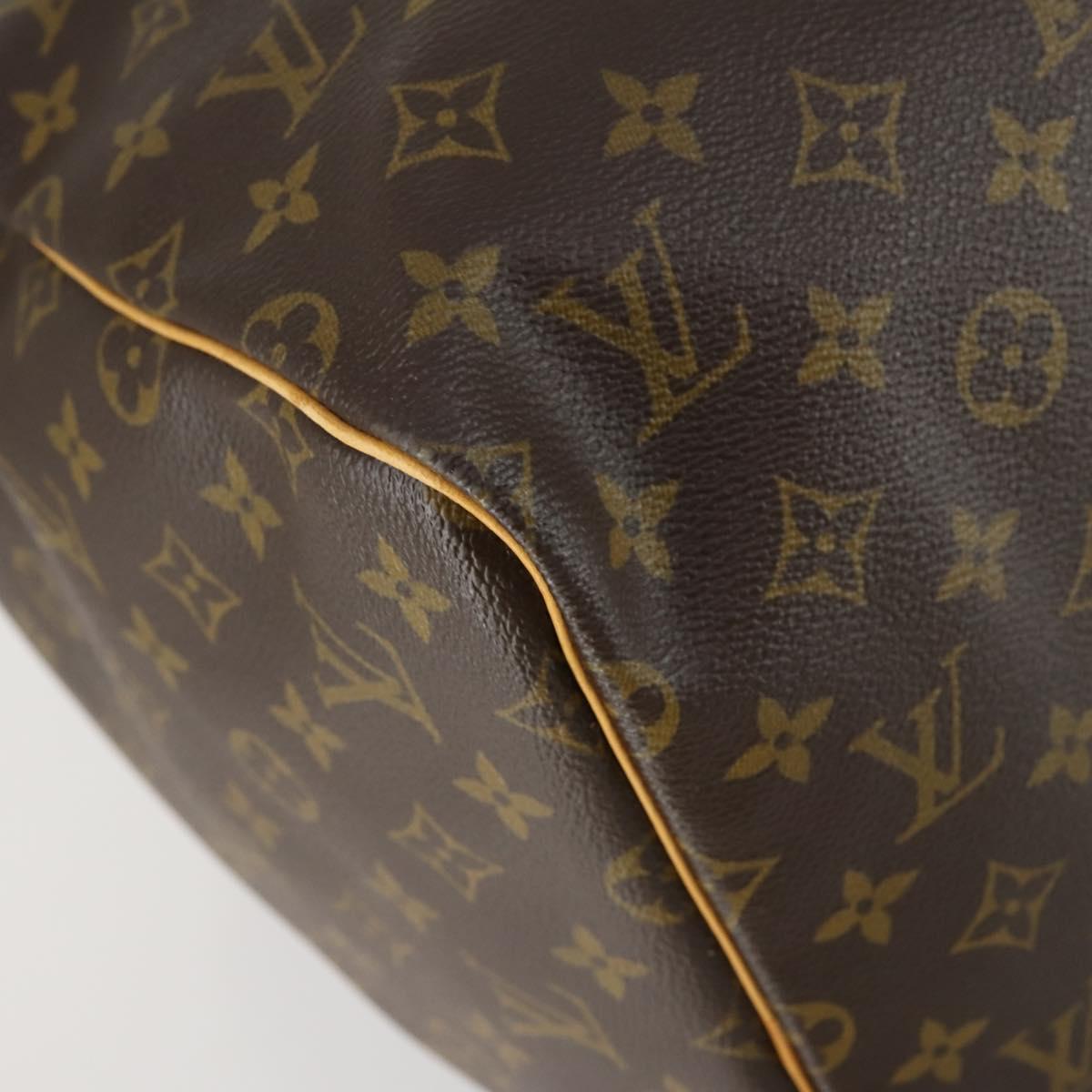 LOUIS VUITTON Monogram Keepall 55 Boston Bag M41424 LV Auth ka432