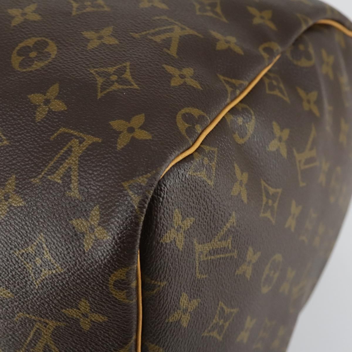LOUIS VUITTON Monogram Keepall 55 Boston Bag M41424 LV Auth ka432