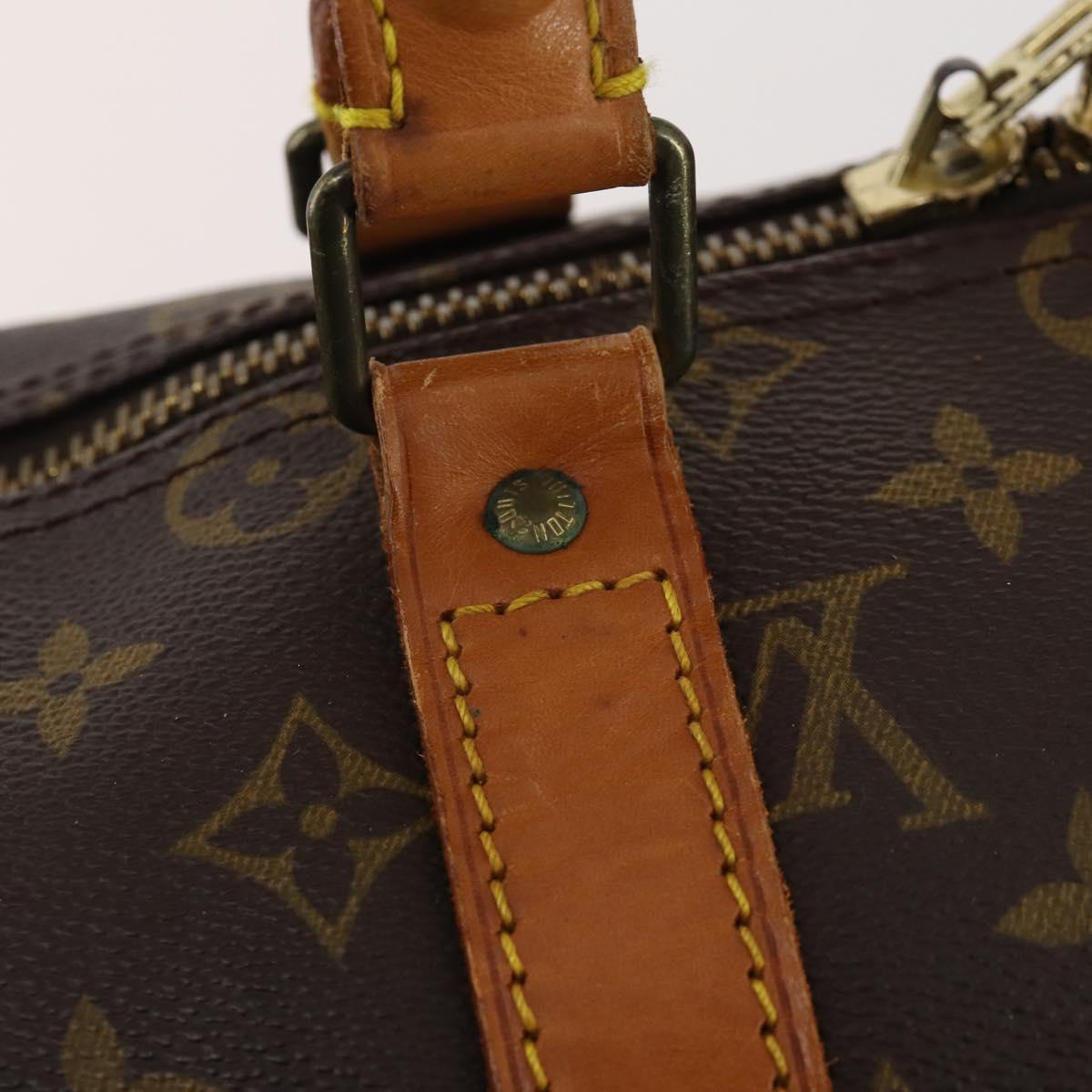 LOUIS VUITTON Monogram Keepall 45 Boston Bag M41428 LV Auth ka4320