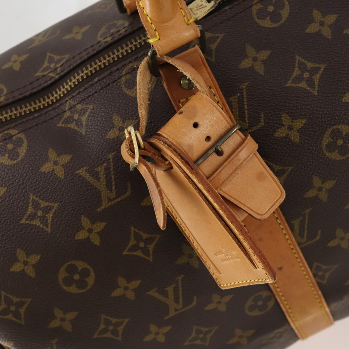 LOUIS VUITTON Monogram Keepall 45 Boston Bag M41428 LV Auth ka4320