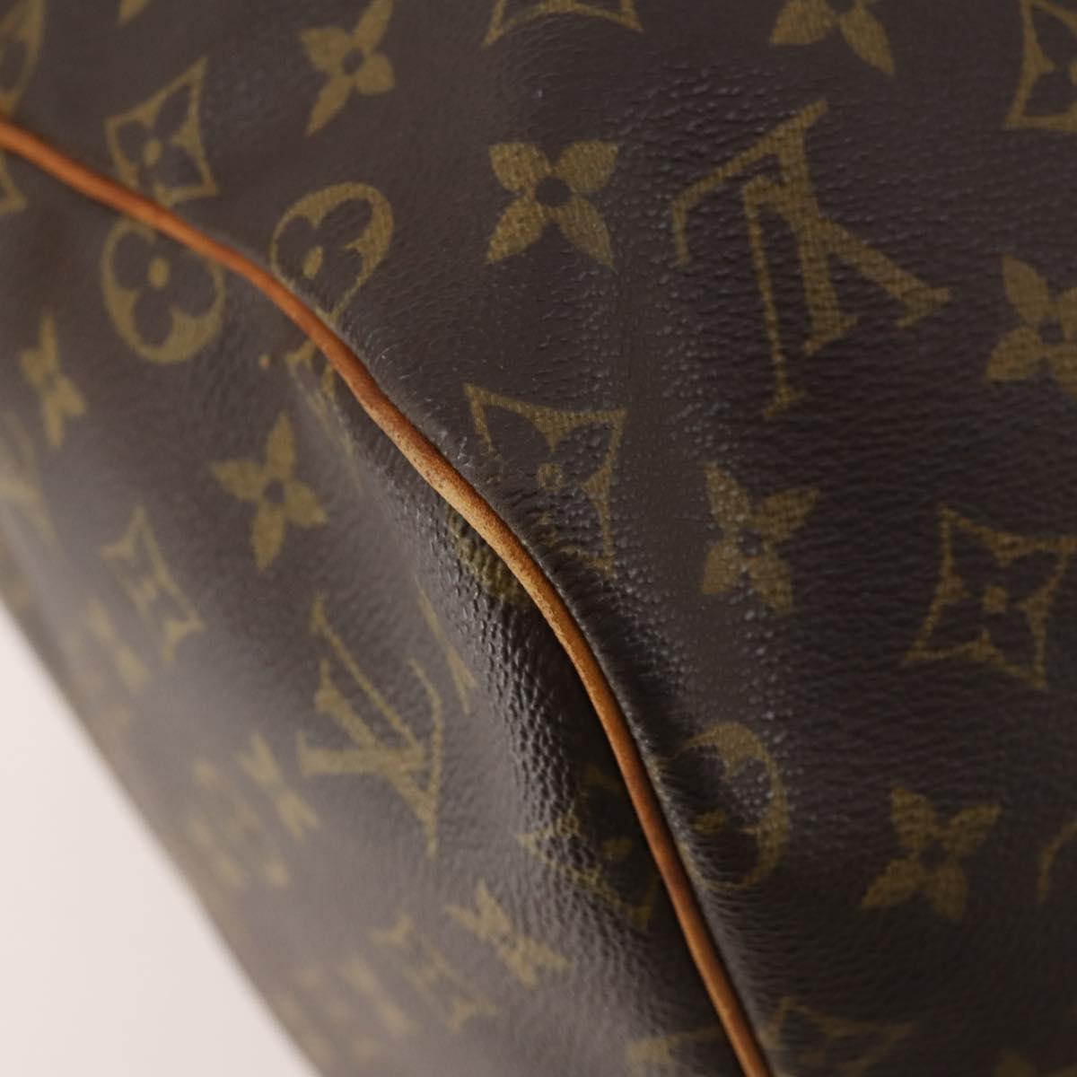 LOUIS VUITTON Monogram Keepall 55 Boston Bag M41424 LV Auth ka4321