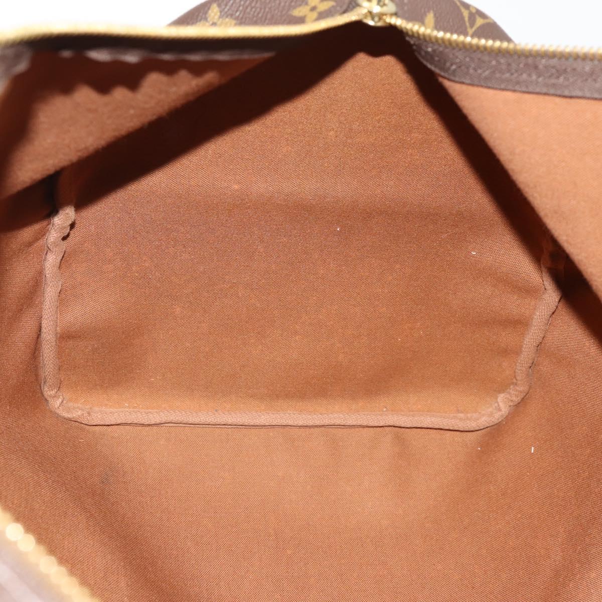 LOUIS VUITTON Monogram Keepall 55 Boston Bag M41424 LV Auth ka4321
