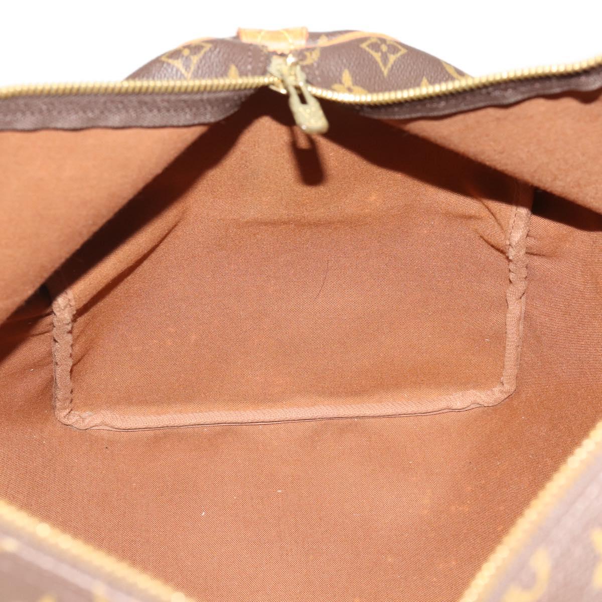 LOUIS VUITTON Monogram Keepall 55 Boston Bag M41424 LV Auth ka4321