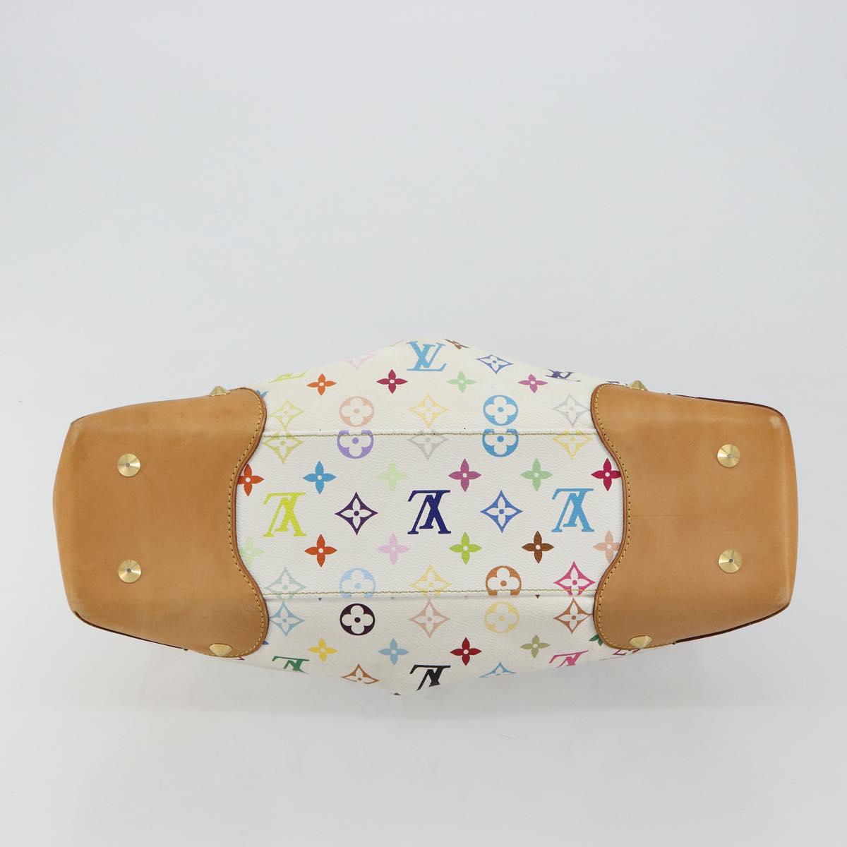 LOUIS VUITTON Monogram Multicolor Judy GM Shoulder Bag White M40253 Auth ka4325V