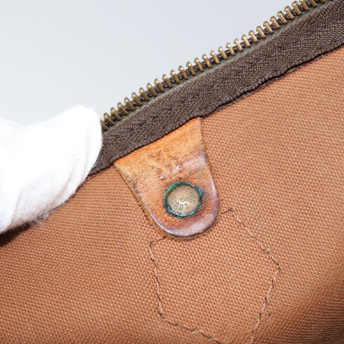 LOUIS VUITTON Monogram Speedy 35 Hand Bag M41524 LV Auth ka433