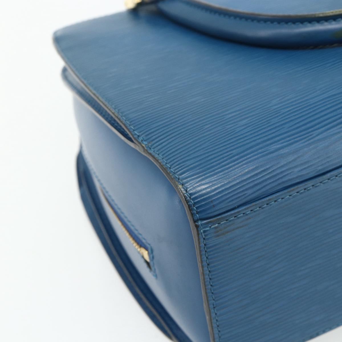 LOUIS VUITTON Epi Pont Neuf Hand Bag Blue M52055 LV Auth ka4330A