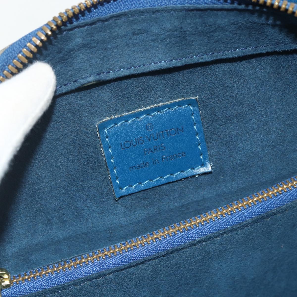 LOUIS VUITTON Epi Pont Neuf Hand Bag Blue M52055 LV Auth ka4330A