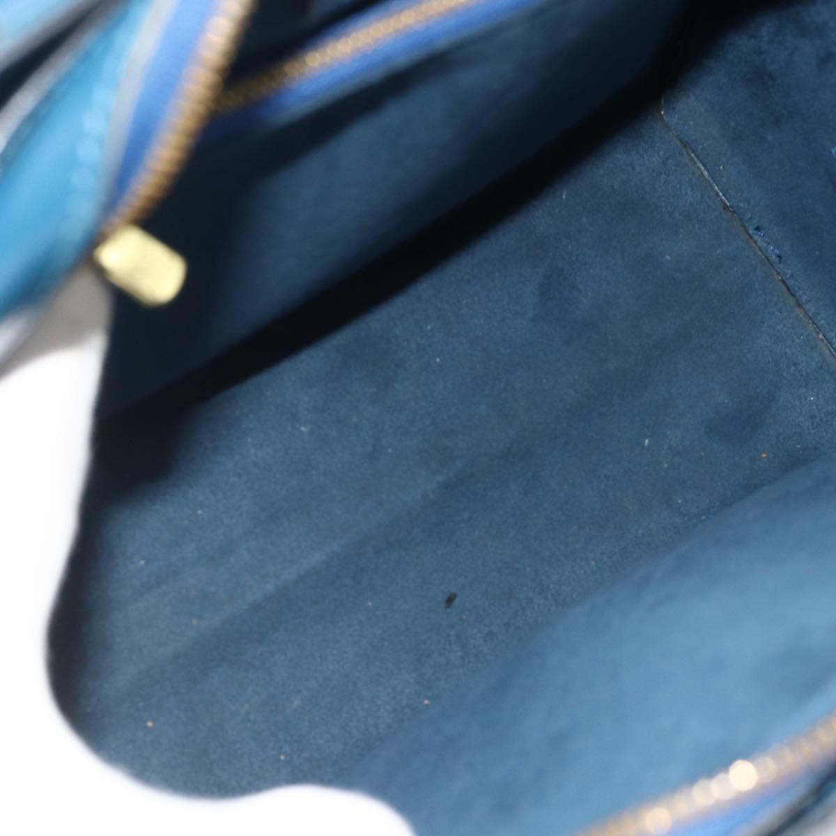LOUIS VUITTON Epi Pont Neuf Hand Bag Blue M52055 LV Auth ka4330A