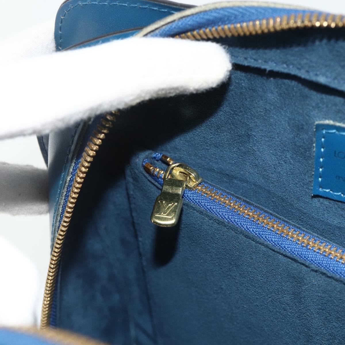 LOUIS VUITTON Epi Pont Neuf Hand Bag Blue M52055 LV Auth ka4330A