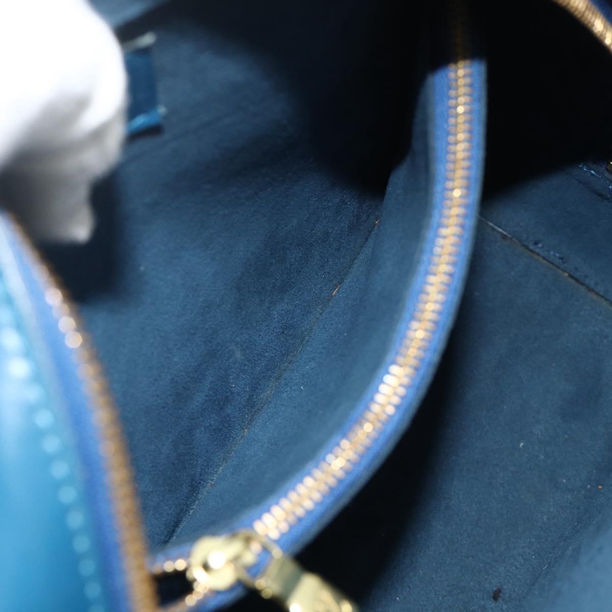 LOUIS VUITTON Epi Pont Neuf Hand Bag Blue M52055 LV Auth ka4330A