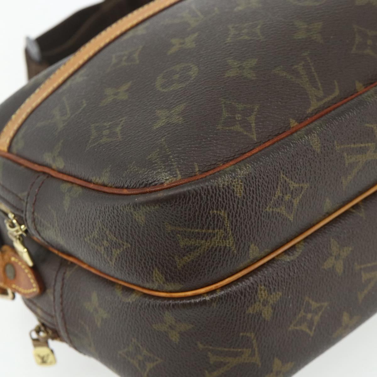LOUIS VUITTON Monogram Reporter PM Shoulder Bag M45254 LV Auth ka4336