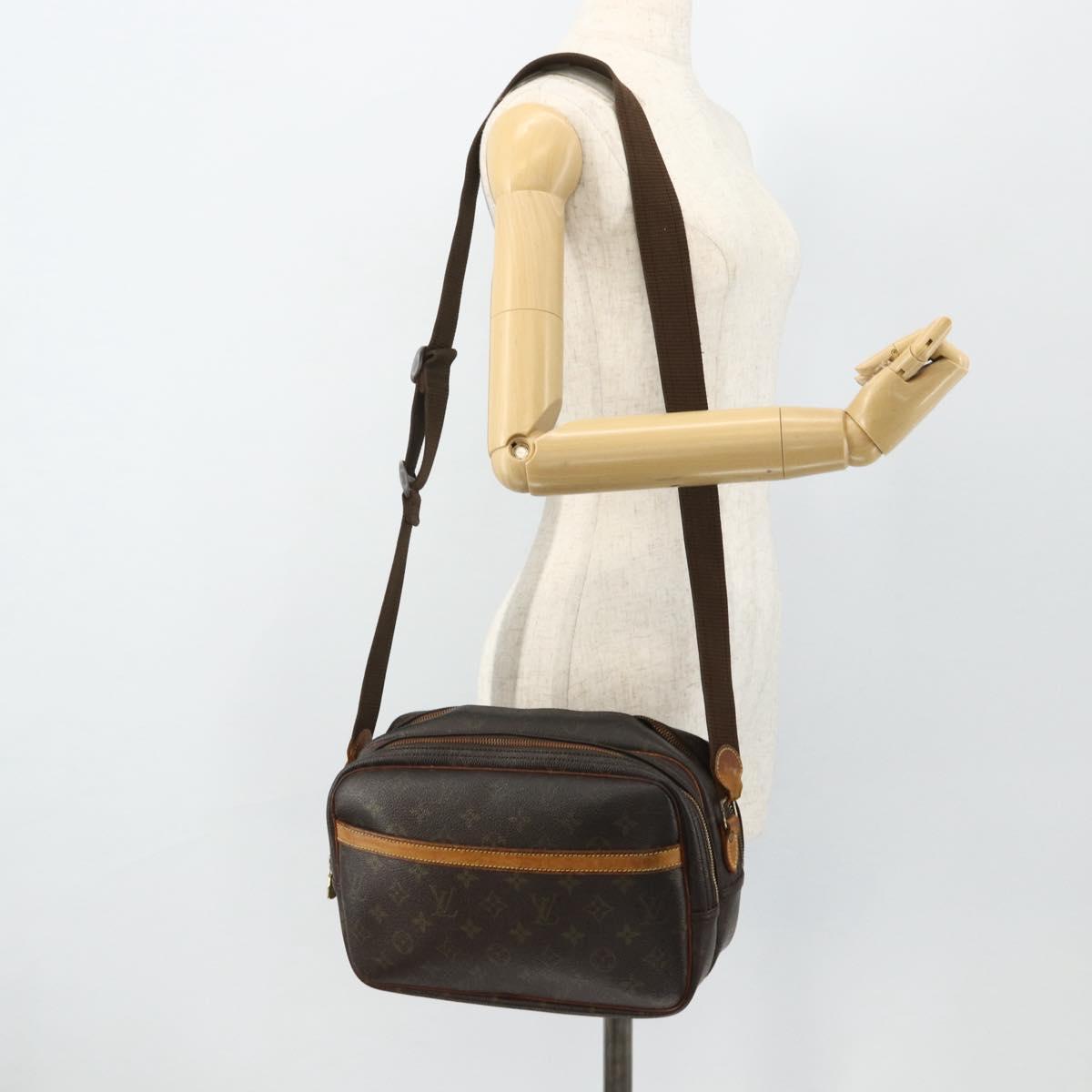 LOUIS VUITTON Monogram Reporter PM Shoulder Bag M45254 LV Auth ka4336