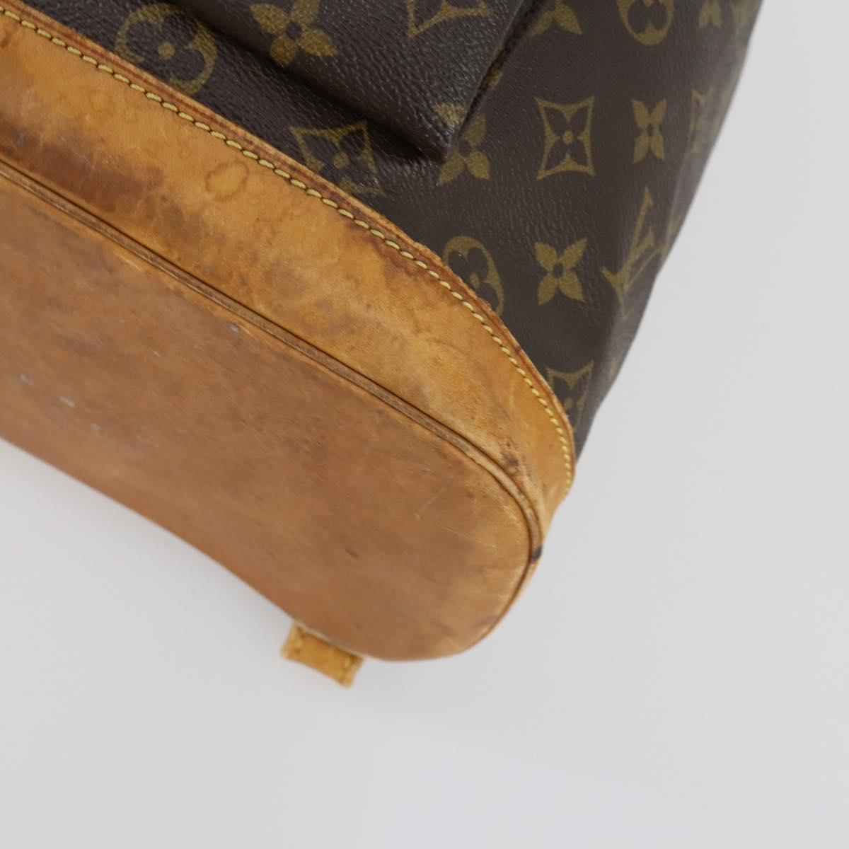 LOUIS VUITTON Monogram Montsouris GM Backpack M51135 LV Auth ka434