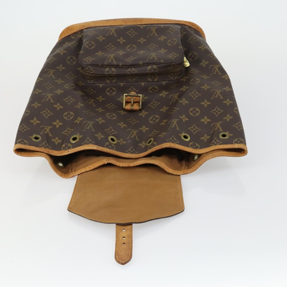 LOUIS VUITTON Monogram Montsouris GM Backpack M51135 LV Auth ka434