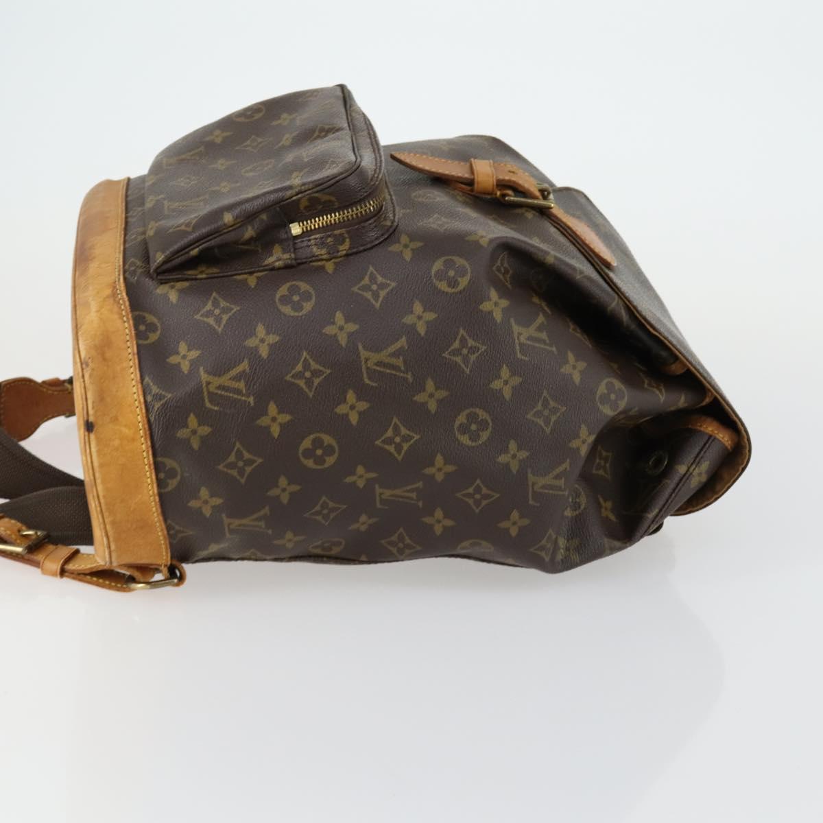 LOUIS VUITTON Monogram Montsouris GM Backpack M51135 LV Auth ka434