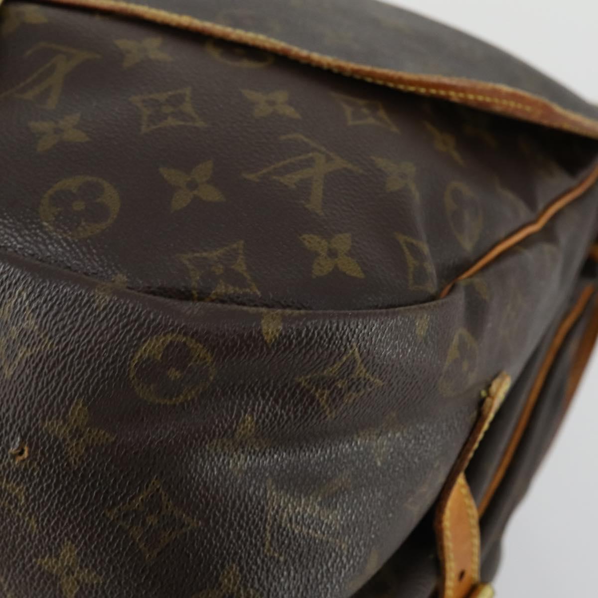 LOUIS VUITTON Monogram Saumur 35 Shoulder Bag M42254 LV Auth ka435
