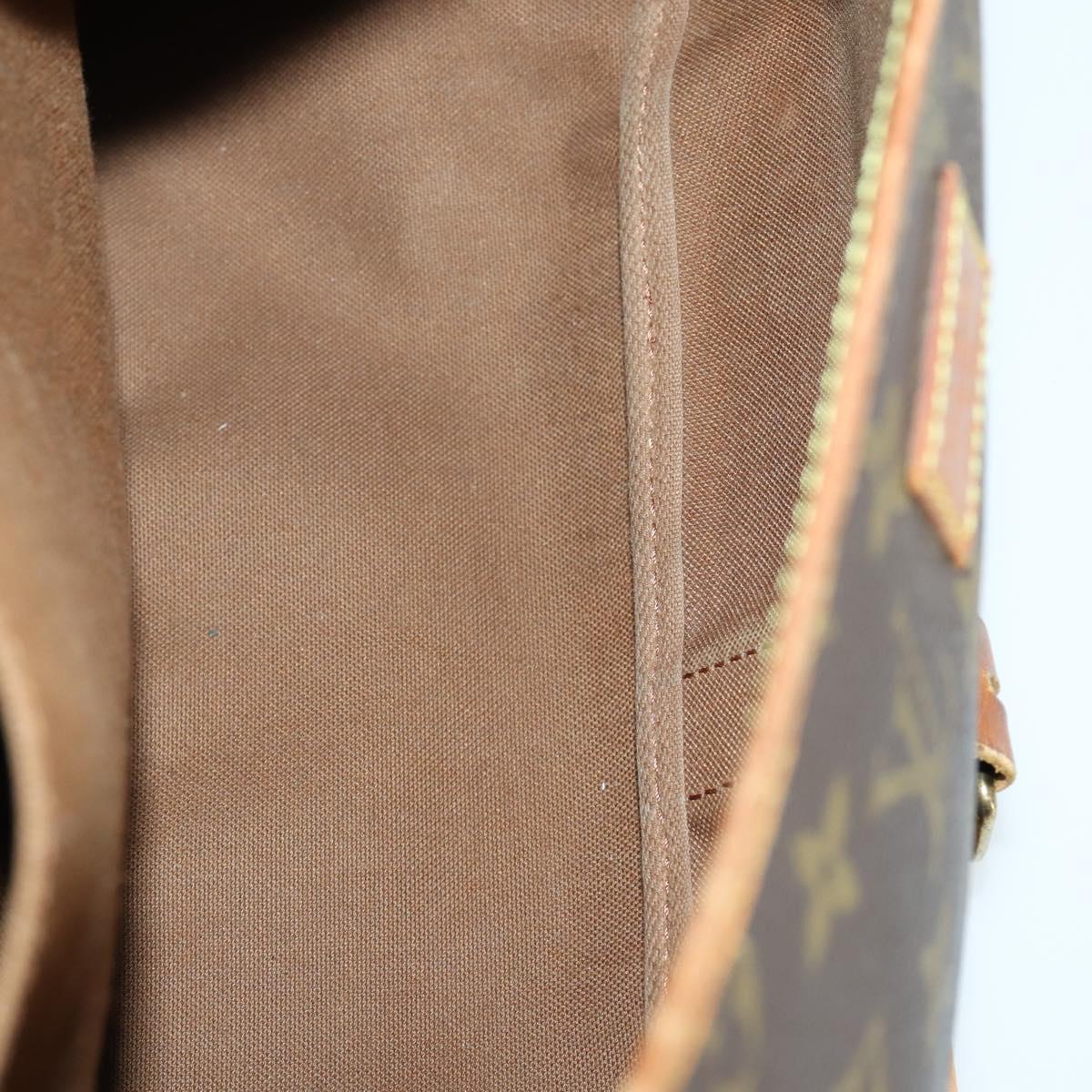 LOUIS VUITTON Monogram Saumur 35 Shoulder Bag M42254 LV Auth ka435