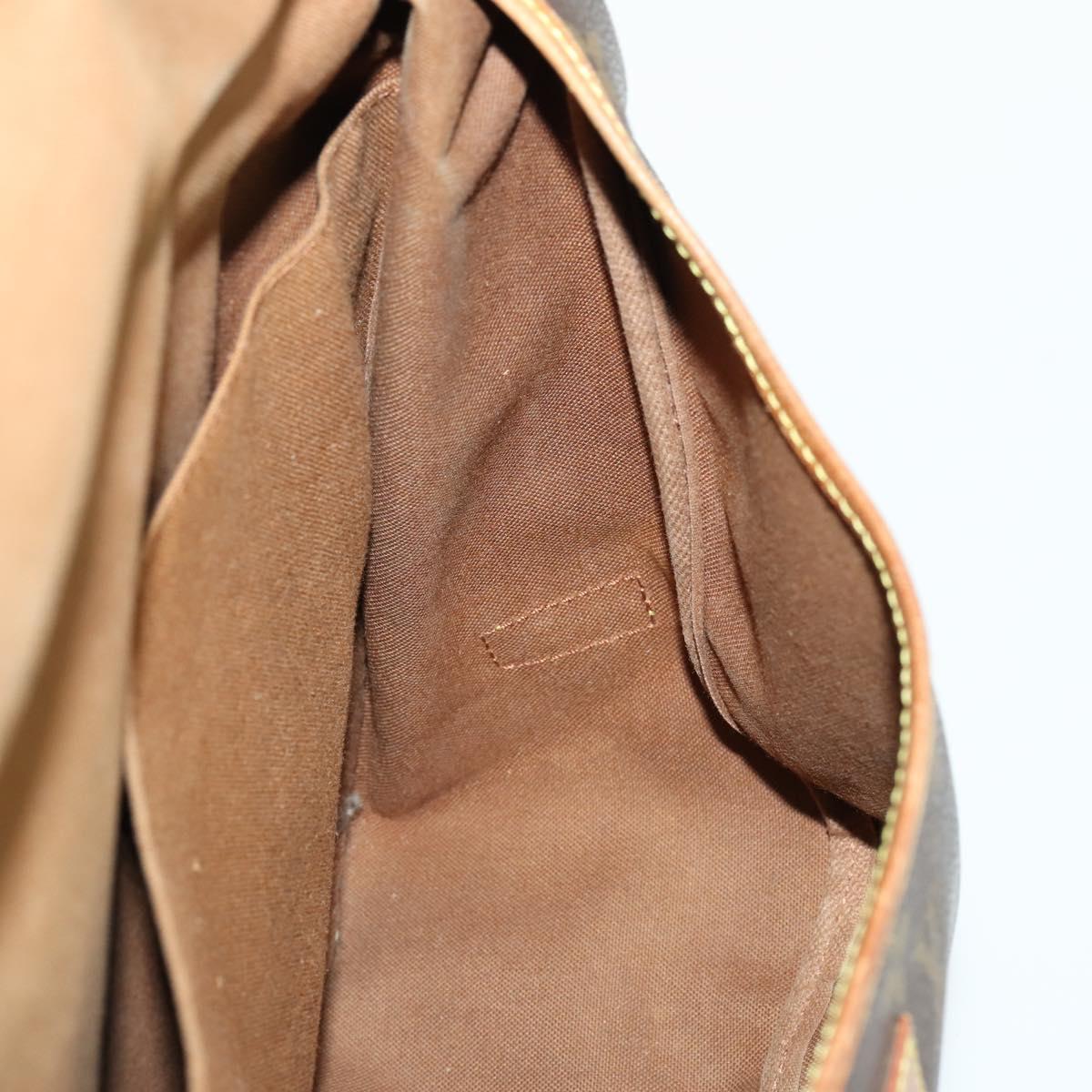 LOUIS VUITTON Monogram Saumur 35 Shoulder Bag M42254 LV Auth ka435